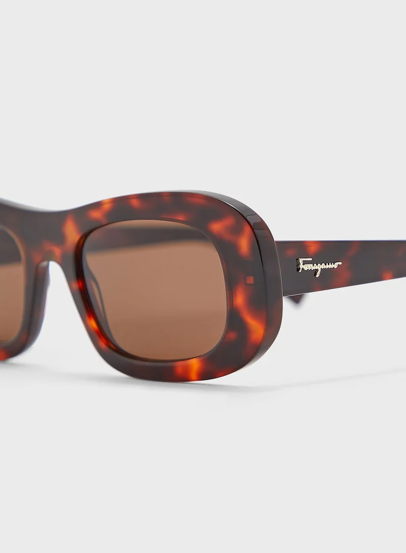 Salvatore Ferragamo SF1046S Oval Shape Sunglasses