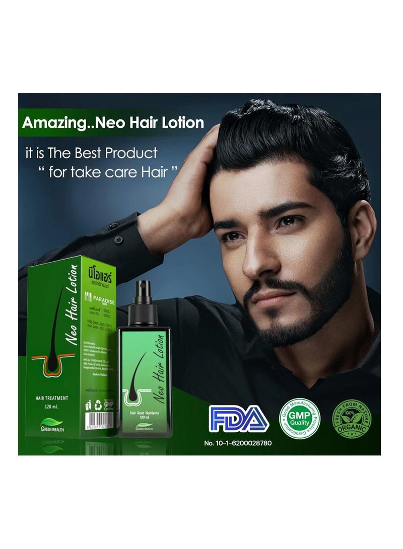 Herbal Green Wealth Neo Hair Lotion 100% Original 120ml - Image 1
