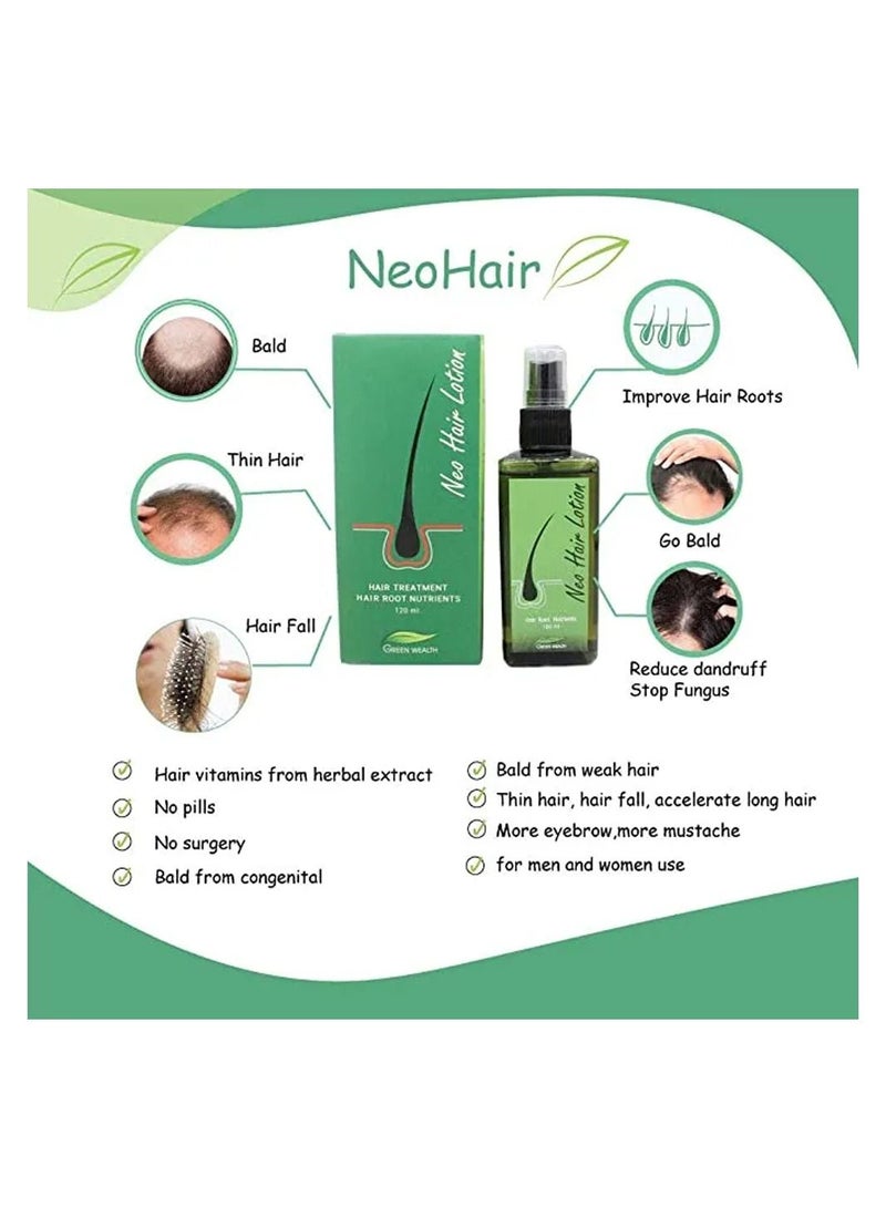 Herbal Green Wealth Neo Hair Lotion 100% Original 120ml - Image 3