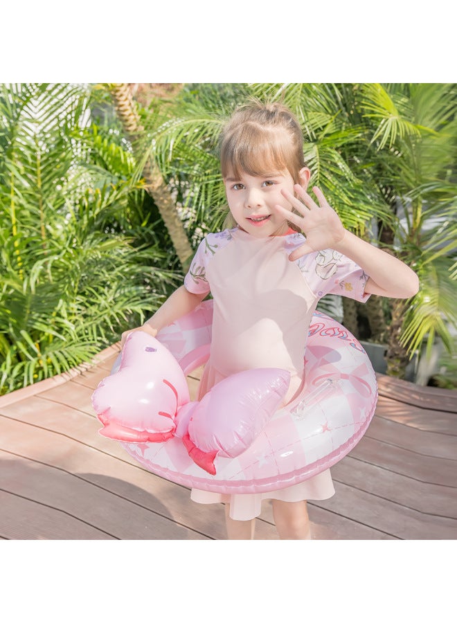 general Shinohara Ins Children Swimming Ring Bowknot Seat Ring Baby Thickened Inflatable Swimming Ring With Handle Baby Seat Ring-Outer Diameter After Inflation:Spot Supply-Inside Diameter After Inflation:C - Image 4