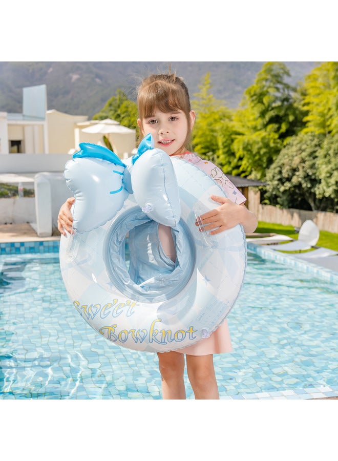 general Shinohara Ins Children Swimming Ring Bowknot Seat Ring Baby Thickened Inflatable Swimming Ring With Handle Baby Seat Ring-Outer Diameter After Inflation:Spot Supply-Inside Diameter After Inflation:C - Image 5