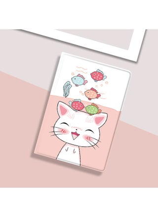 Suitable For BBK Home Teaching Machine Protective Cover S5Dc/S5s/X2P/A2/T3/little Genius T1 Tablet 9.7 Shell 11-Color:T147 Cat And Fish [book Regular]]-Applicable Model:BBK S5/S5s/S5D/S5c Universal (11-inch) - pzsku/ZCFD9C2EA3491C53F56BFZ/45/1746216280/0acf6c8b-39cc-42e4-866b-5d469974cd4a