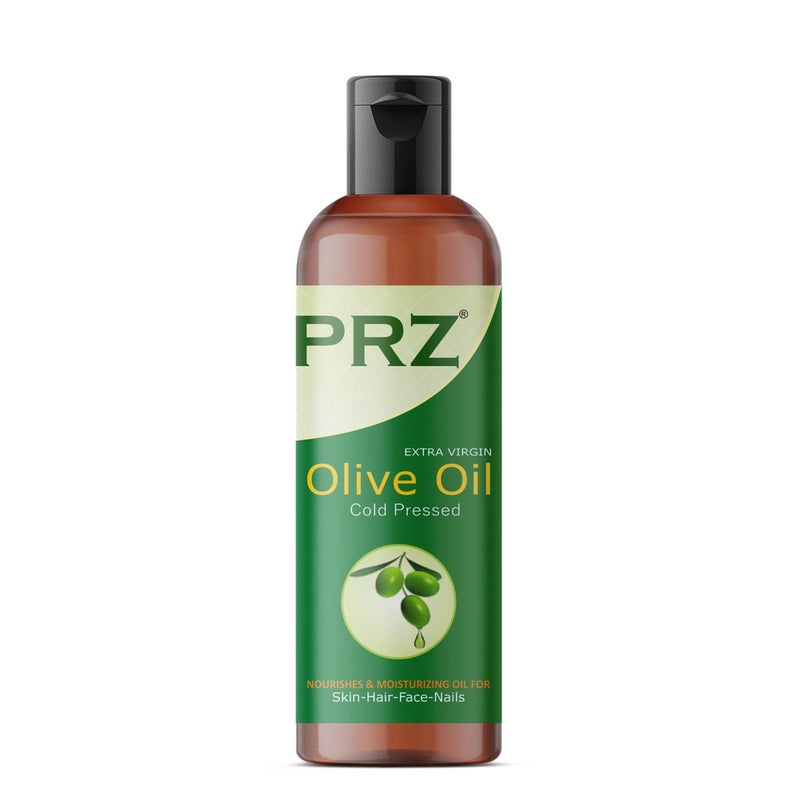 PRZ Extra Virgin Olive Cold Pressed Carrier Oil - Pure Natural Therapeutic Grade Oil for Aromatherapy Body Massage, Skin Care & Hair Care, 100 ml - Image 5