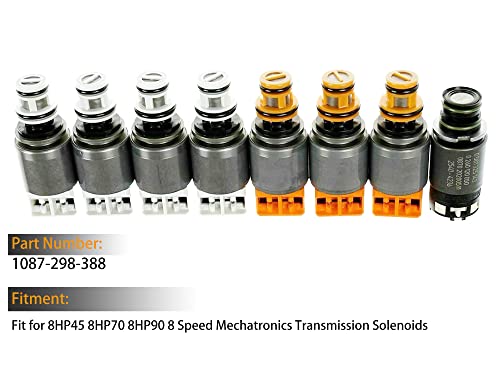 DAYSYORE 9Pcs 8HP45 8HP70 8HP90 Transmission Solenoid Kit 1087-298-388 Fits for 8HP45 8HP70 8HP90 8 Speed Mechatronics Transmission Solenoid Replacement Parts, With 3 Month Warranty - Image 2