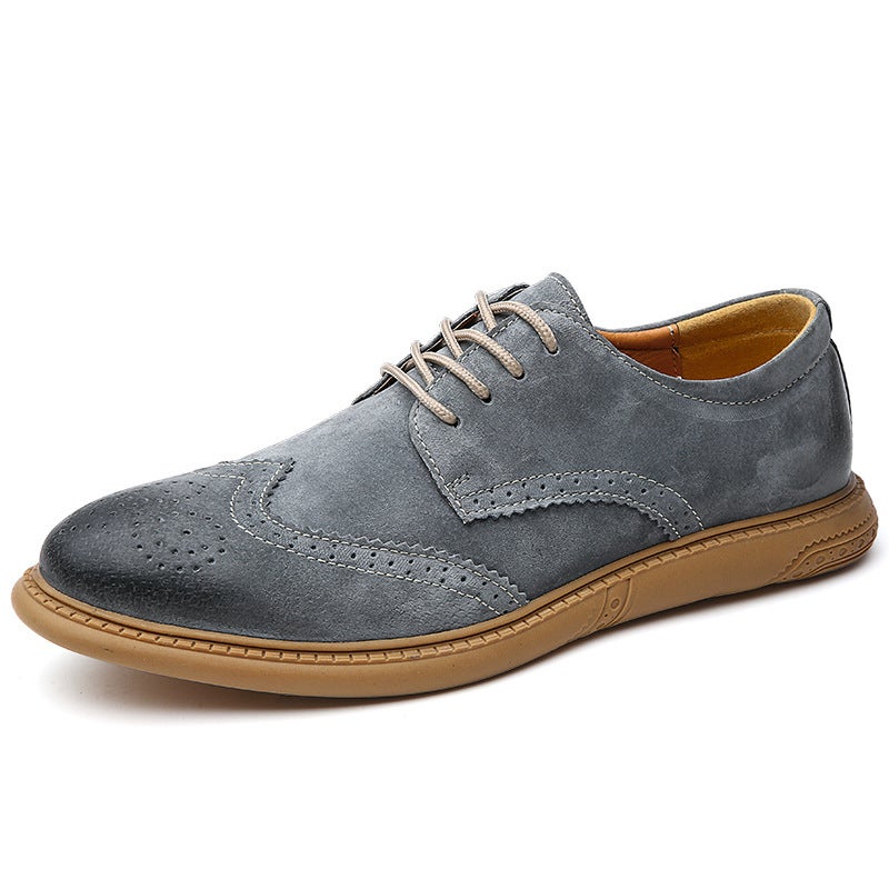 Men'S Leather Shoes Casual Brock Men'S Shoes Genuine Leather Men'S Casual Leather Shoes Men'S Shoes Lefu Men'S Leather Shoes - Image 4