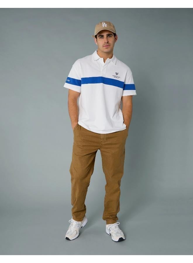 American Eagle AE Flex Linen-Blend Pull-On Athletic Fit Easy Pant - Image 1