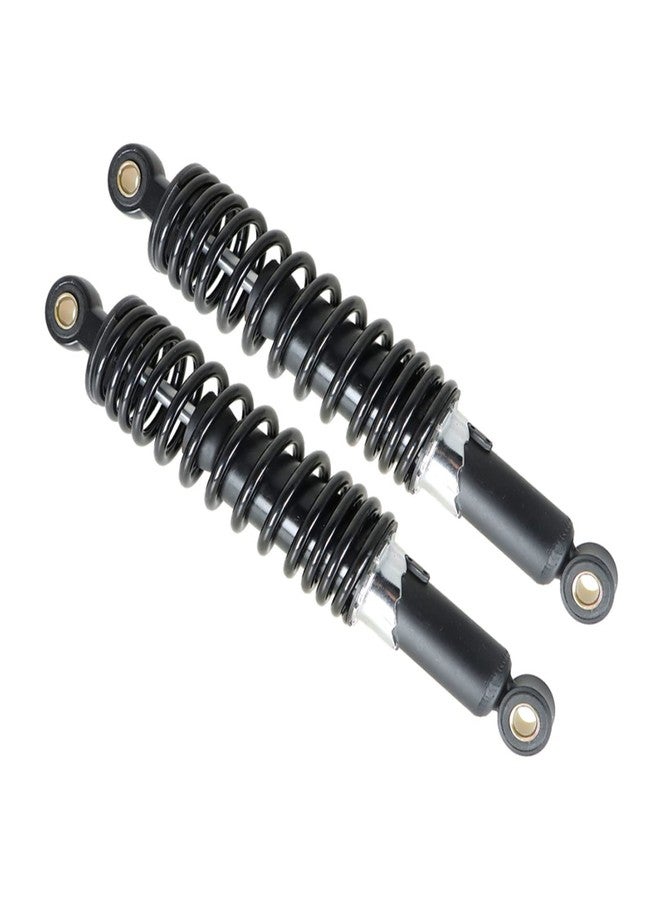 LABLT زوج واحد من ممتصات الصدمات الخلفية العالمية للدراجات النارية، مقاس 12.5 بوصة (320 مم)، بديل لدراجات ياماها، كاواساكي، وسوزوكي سبورتستر XL883 1200، دراجات الطرق الوعرة، مركبات ATV، وعربات الكارتينج، باللون الأسود. - Image 1