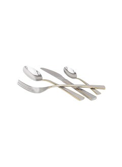 Berger 24 Piece Silverware Flatware Cutlery Set with Square Stand, Stainless Steel Includes 6 Knife, 6 Fork, 6 Tea Spoon, 6 Dinner Spoon, Mirror Polished, Dishwasher Safe  - Image 3