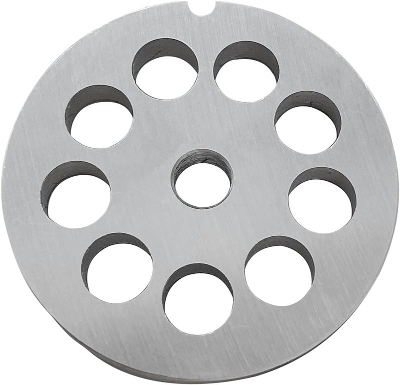 OUSTUE #12 Stainless Steel Meat Grinder Plate Discs Blades Compatible with FGA Food Chopper and Hobart, Cabelas, Weston, LEM, MTN Meat Grinders,Cutting Disks Heavy Duty (12/25 Hole Plate) - Image 1