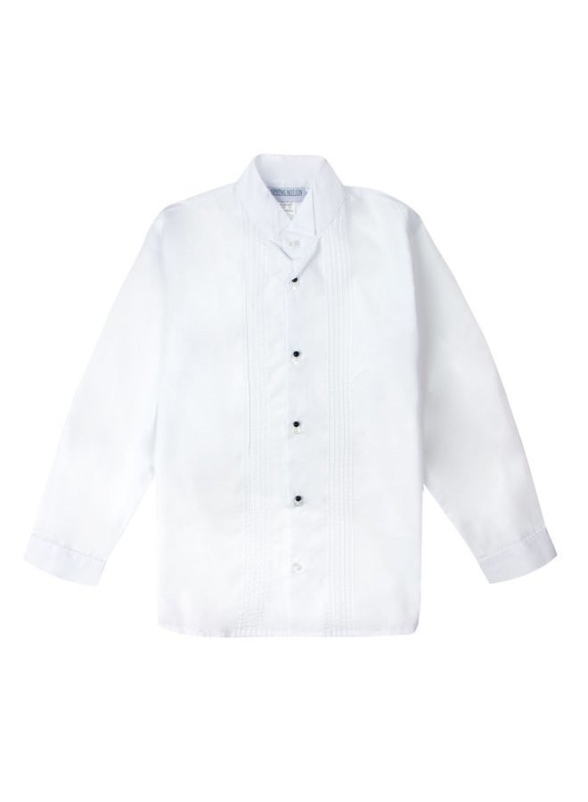 Spring Notion Big Boys' Modern Fit Tuxedo Set, No Tail 3T White Jacket/Black Pants - Image 4