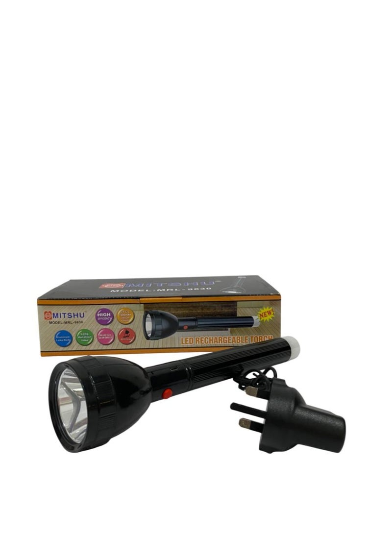 ميتشو مصباح طوارئ قابل لإعادة الشحن مزود بـ 4 مصابيح LED SMD، ضوء ساطع 3 وات، احتياطي لمدة 2-3 ساعات، أوضاع إضاءة قوية/ضعيفة، بطارية ليثيوم للتخييم والطوارئ والاستخدام الخارجي والمنزلي - Image 2