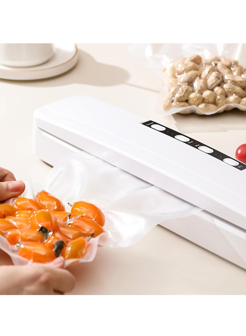 Automatic Vacuum Sealer Machine With 30 Bags （20cm*25cm） White color  - Image 5