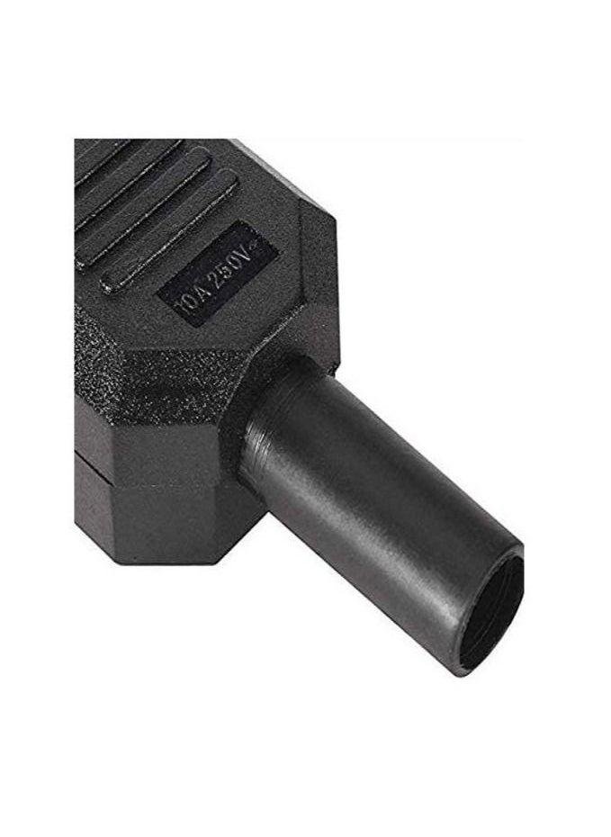 Mdeper C13 C14 Power Plug AC250V 10A 3 Pins Terminals Panel Mount IEC C14 Male C13 Female Inline Adapter Plug Power Socket Connectors