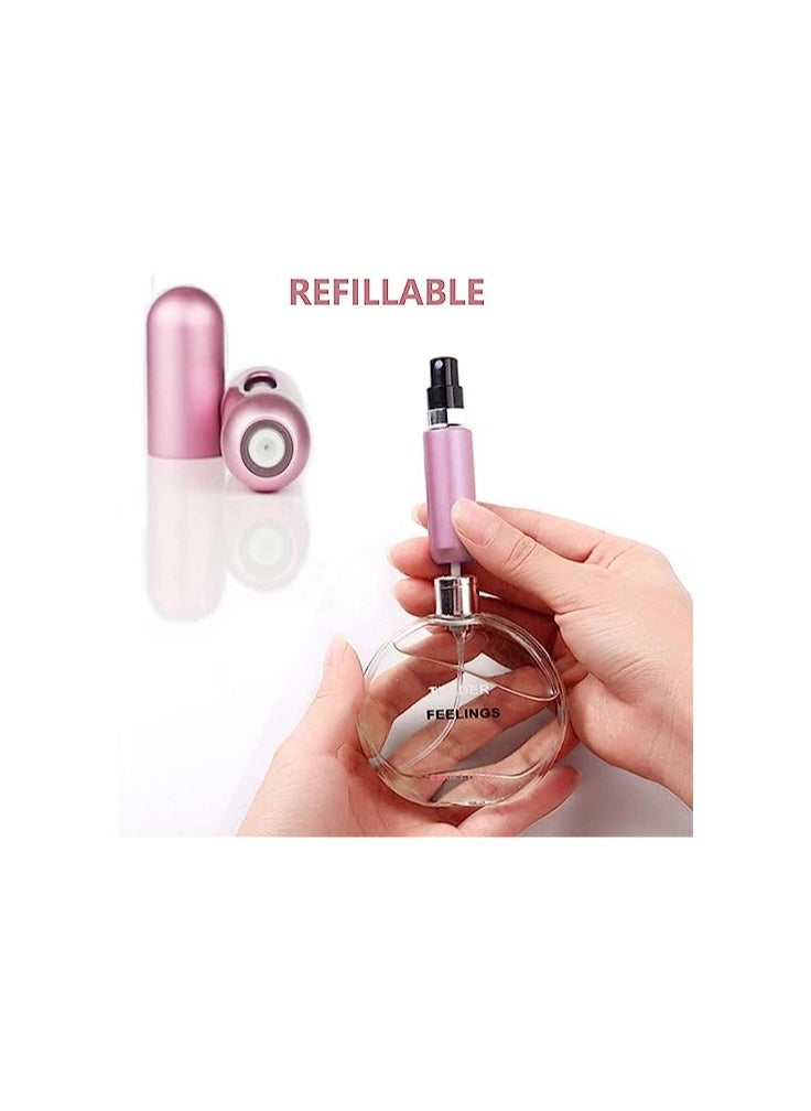 ORiTi - 3 Pcs Empty Spray Bottle of 5ml Refillable Perfume Spray Multicolor - Image 1