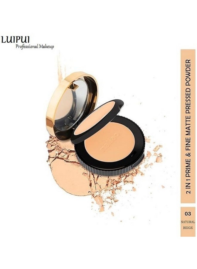 Lui Pui LUIPUI Whitening Compact, 2 IN 1 prime & Fine Matte Pressed Powder (20g+20g) (2 Items in the set) - Image 4