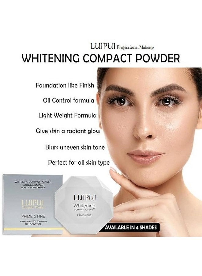 Lui Pui LUIPUI Whitening Compact, 2 IN 1 prime & Fine Matte Pressed Powder (20g+20g) (2 Items in the set) - Image 5