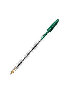 Bic 10-Piece Cristal Medium 1.0mm Tip Ballpoint Pen Green Ink  - Image 2