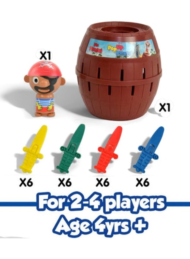 Pop Up Pirate Game - Family Board Game for Kids Ages 4+ with 16 Swords | Fun Pirate Toys for Family Game Night, Kids Activities, and Party Supplies - Image 4