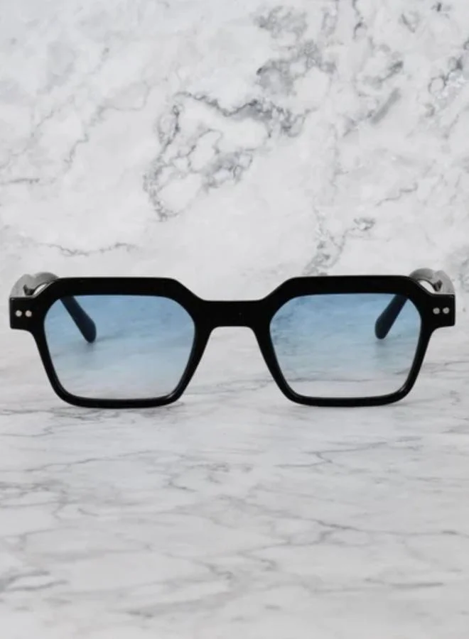  اكسبليست باوتس نظارات شمسية أنيقة للجنسين من إليوت، أسود وأزرق متدرج