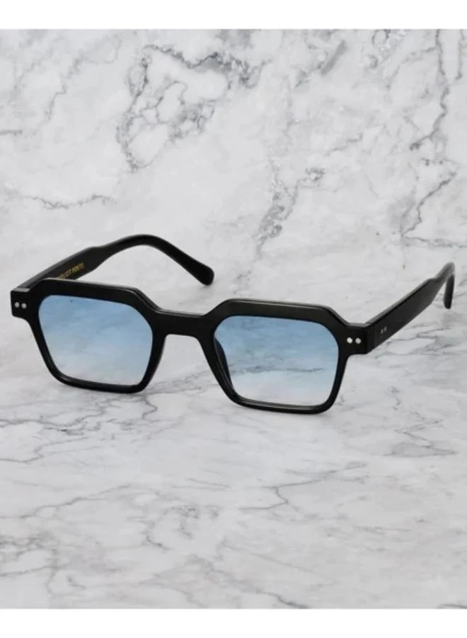  اكسبليست باوتس نظارات شمسية أنيقة للجنسين من إليوت، أسود وأزرق متدرج