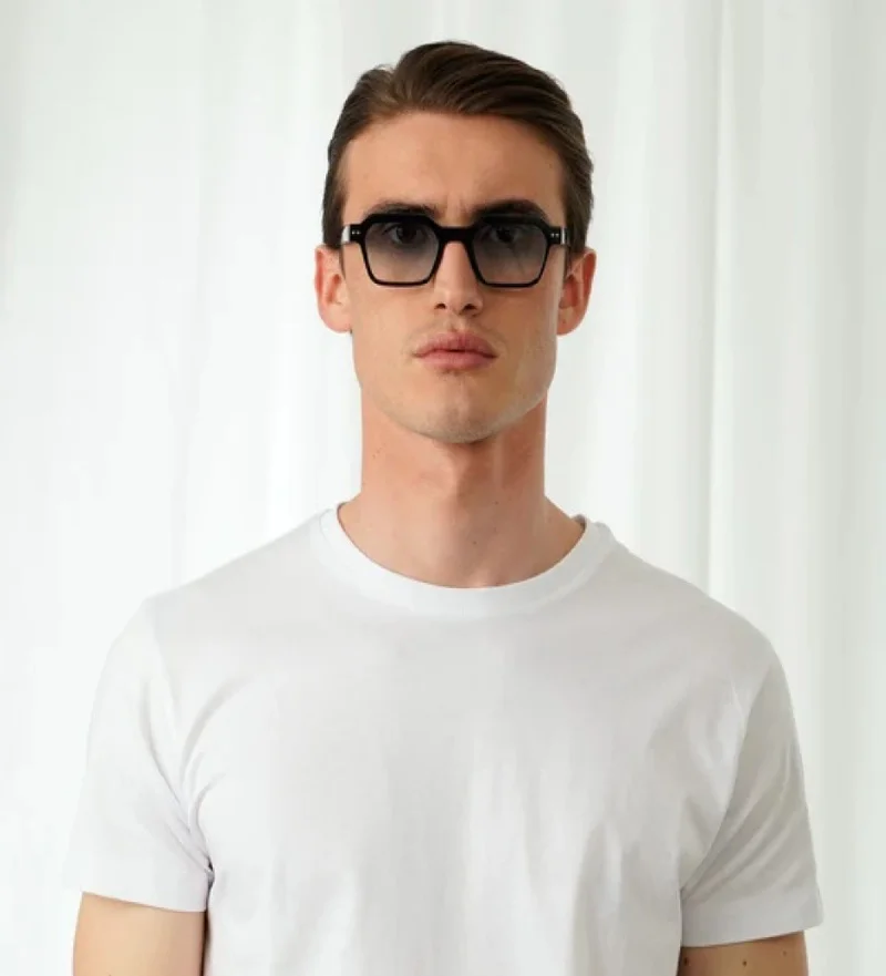 Explicit Poets Explicit Poets Unisex ELLIOT Black - Gradient Blue Stylish Sunglasses, 12EP8