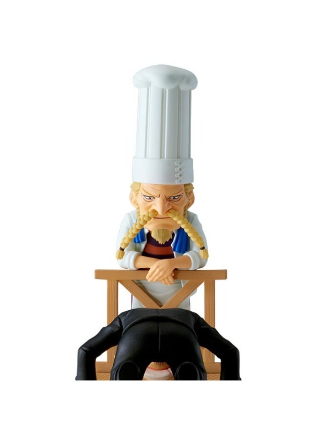 Banpresto One Piece World Collectable Figure Log Stories Sanji&Zeff 2 Statue - Image 1