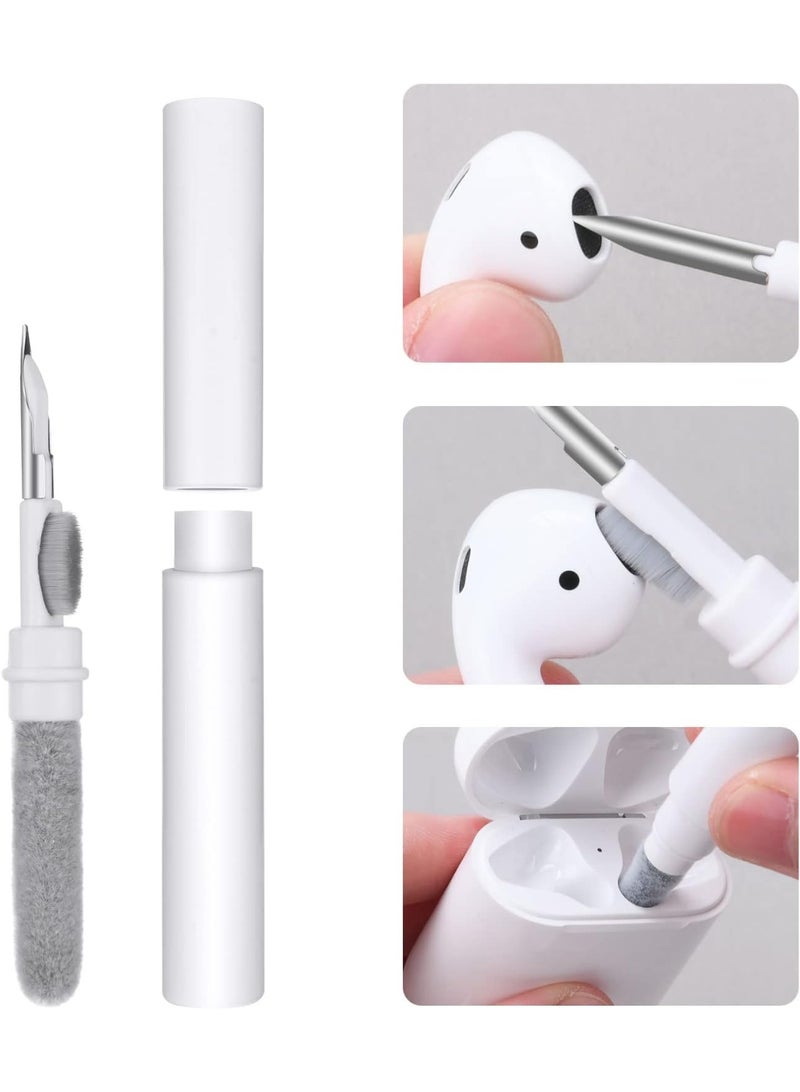 Yesimla Cleaner Kit for Airpods,Earbuds Cleaning kit for Airpods Pro 1 2 3, Multi-Function Cleaning Tool with Brush for Wireless Earphones Bluetooth Headphones Camera and iPhone,Bluetooth Earphone Cleaning Pen Kit for pad, Portable Cleaner Pen for Cleaning The Dust in Earphone, Camera, Mobile Phone,Pad - Image 1