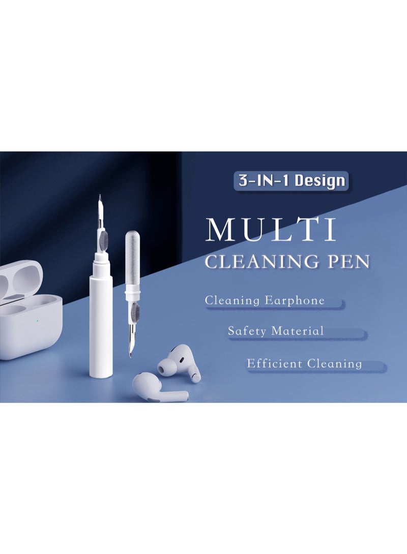 Yesimla Cleaner Kit for Airpods,Earbuds Cleaning kit for Airpods Pro 1 2 3, Multi-Function Cleaning Tool with Brush for Wireless Earphones Bluetooth Headphones Camera and iPhone,Bluetooth Earphone Cleaning Pen Kit for pad, Portable Cleaner Pen for Cleaning The Dust in Earphone, Camera, Mobile Phone,Pad - Image 2