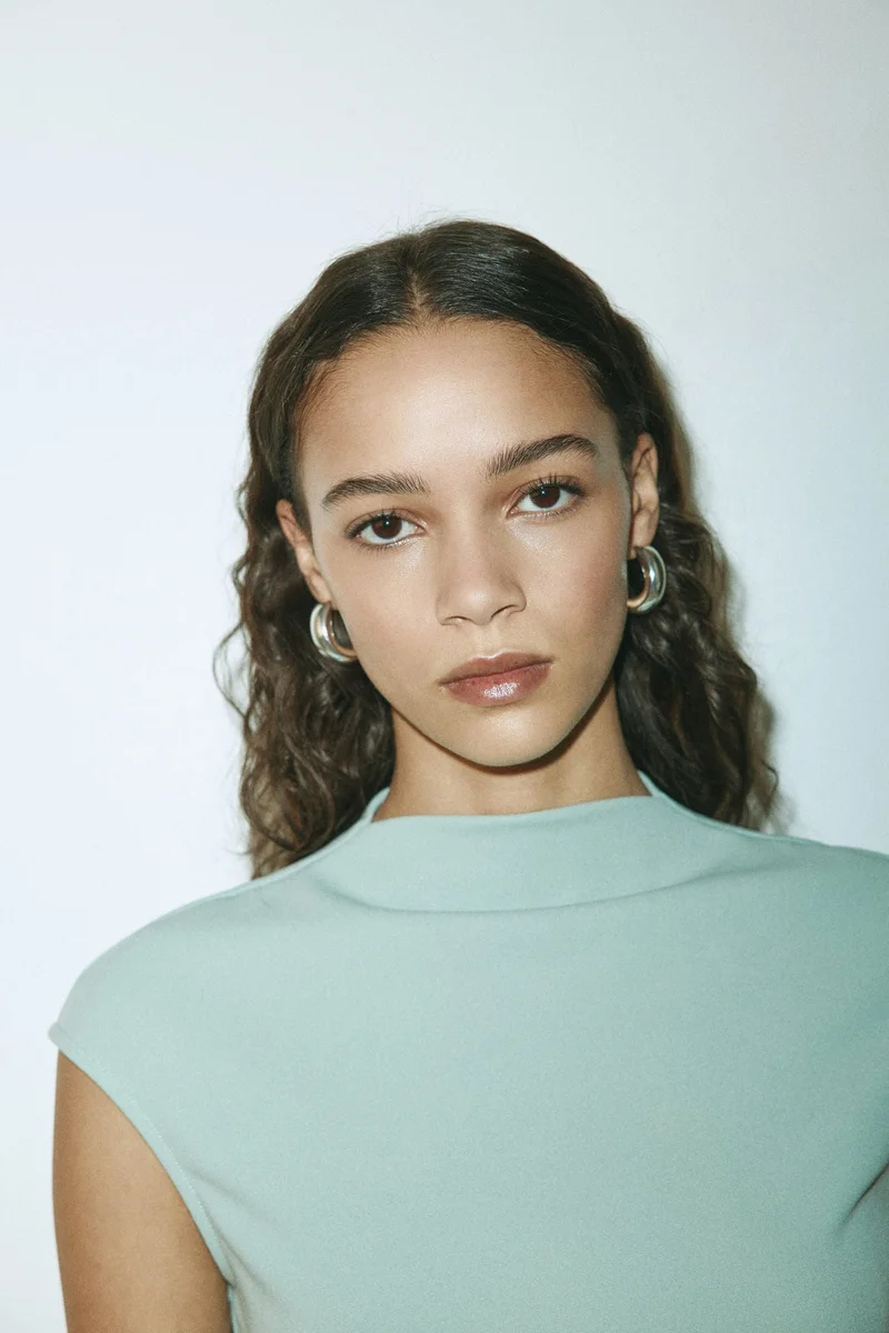 H&M Ponte di Roma peplum top