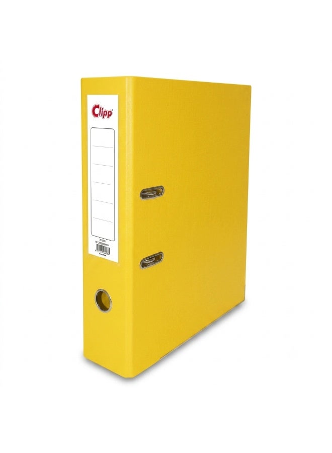كليب 5 Pcs Clipp A4 Box File Organizer | Yellow - Image 2