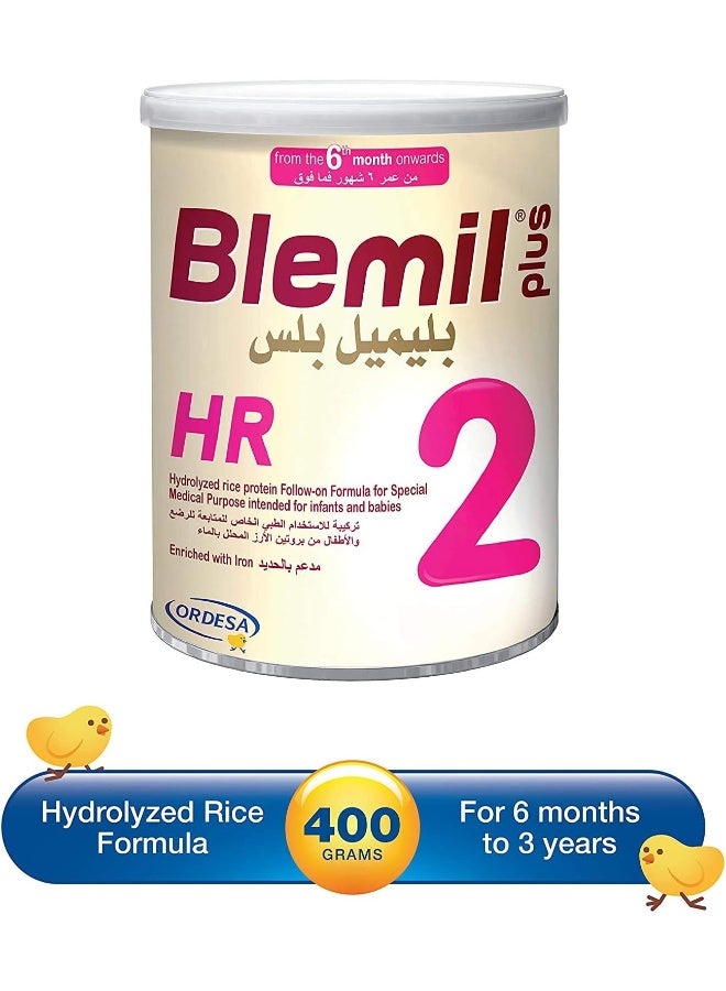 Blevit Ordesa Blemil Plus 2 Hr Hydrolysed Rice Powder, 400 gm - Image 2