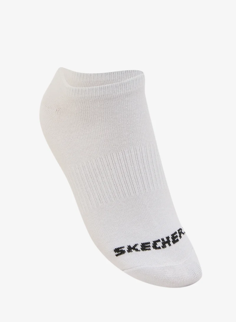 SKECHERS  3 Pack Non-Terry No-Show Socks for Women | Best Price UAE