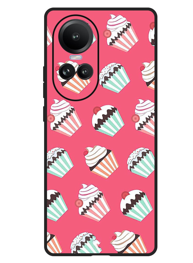 Theodor Protective Case Anti Scratch Shock Proof Bumper Cover For Oppo Reno 10/10 Pro Ice Cream Con - Image 1