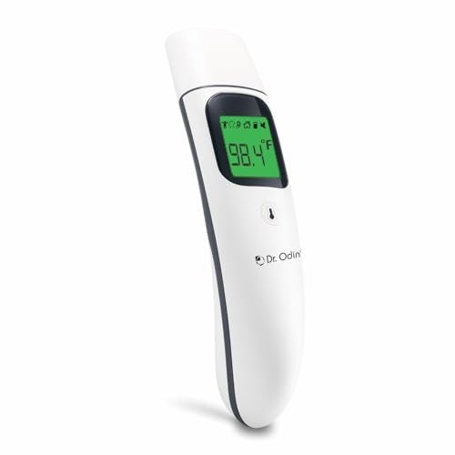 Dr.Odin Dr. Odin OIR003 Non-Contact Digital Infrared Thermometer for Forehead & Ear – Dual Mode, Smart Color Display, Instant Reading, Safe & Hygienic, Memory Function, Ideal for Baby, Kids & Adults - Image 2