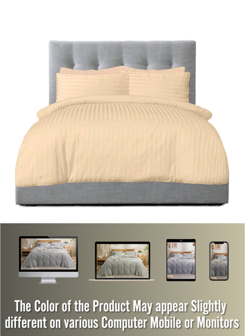 Blueberry 6 Pieces King Size Bed Sheet Set With Duvet Cover Bedding Set  - Image 3