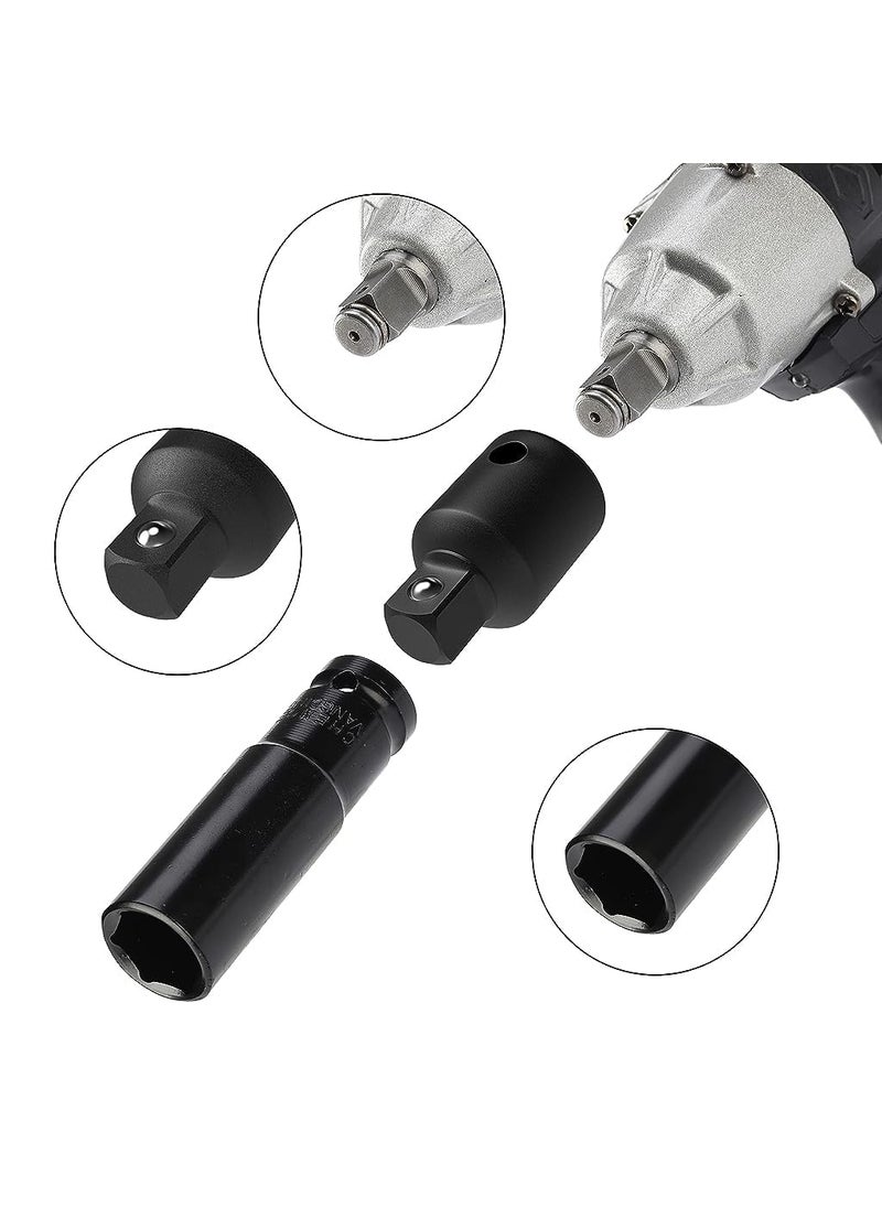 Serplex Serplex 4pcs Socket Adapter and Reducer Set Professional Corded Impact Drill GSB 13 RE 240V 600W incl Depth stop 210 mm  - Image 3