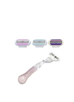 Golau Women's shaver single handle+6 replacement blades  - Image 2
