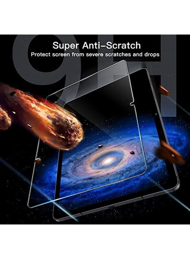 Jetech Screen Protector For Samsung Galaxy Tab S8 Plus 2022 Tab S7 Fe 2021 Tab S7 Plus 2020 12.4 Inch With Easy Installation Frame Tempered Glass Film Hd Clear 2 Pack - Image 4