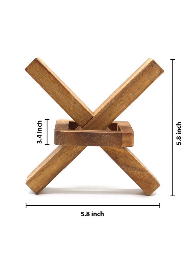 BSIRI The Wooden Brain Teasers For Adults Logic Games Gift Puzzle And Mind Teasers For Kids Of The Cross Out Tricky Games Wood Iq Puzzles Challenging To Open Trick Lock - Image 4