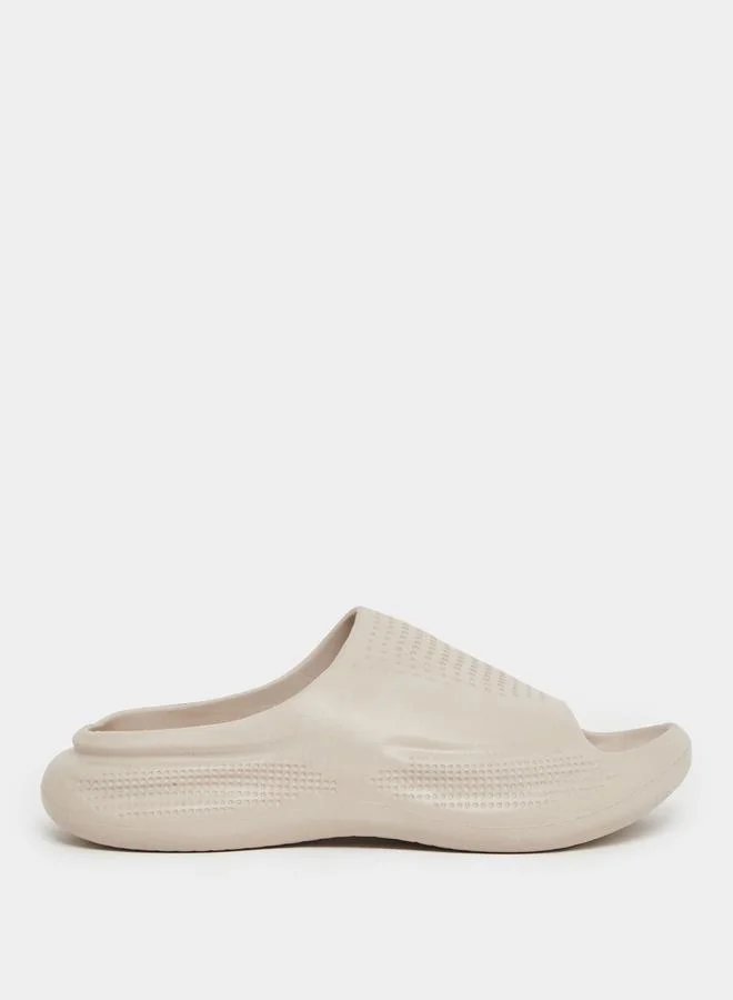ستايلي Styli Perforated Open Toe Slip-On Slides