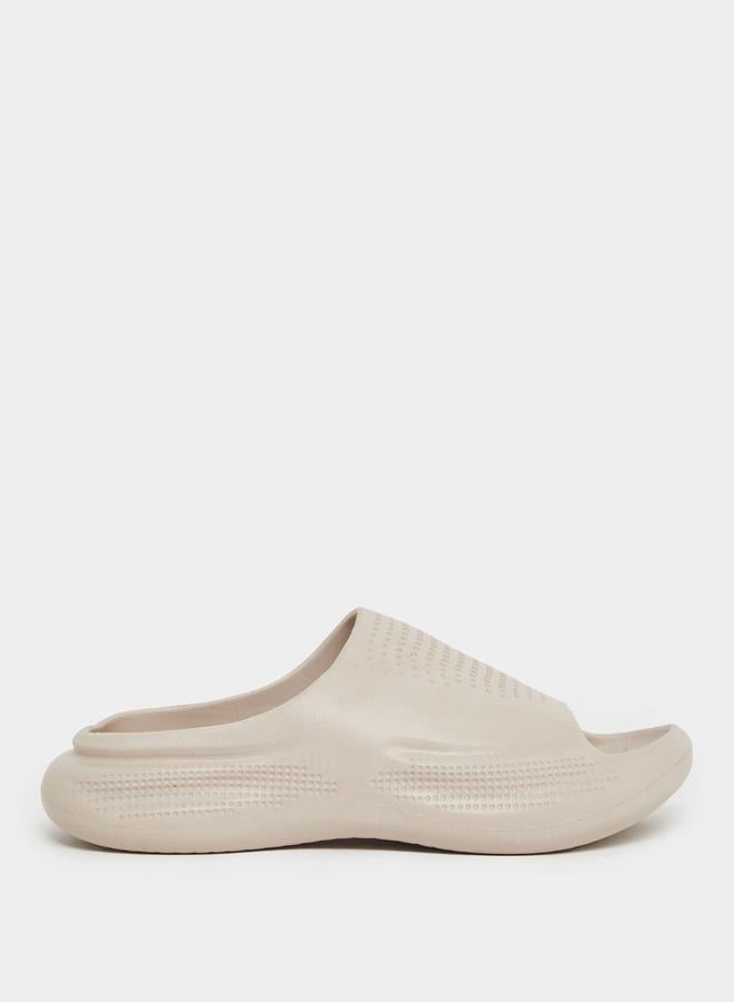 Styli Styli Perforated Open Toe Slip-On Slides  - Image 1