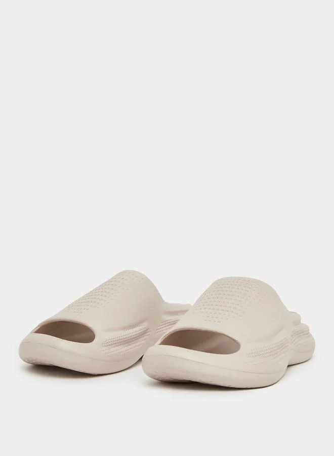 ستايلي Styli Perforated Open Toe Slip-On Slides