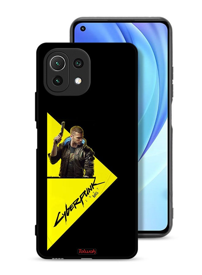 Tolwak Xiaomi Mi 11 Lite 5G Protective Case Cover Cyberpunk 2077  - Image 1