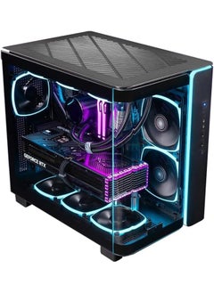 NANOTECH كمبيوتر King 95 Pro للألعاب - Intel Core i9-14900K، RTX 4090 24GB، 64GB (2 * 32) 6000 Mhz DDR5 Ram، 2 تيرابايت 990 PRO SSD، 1000W Gold PSU، 360 AIO Cooler، W11 Pro (Intel Core i9-14900K، RTX 4090)  - Image 2