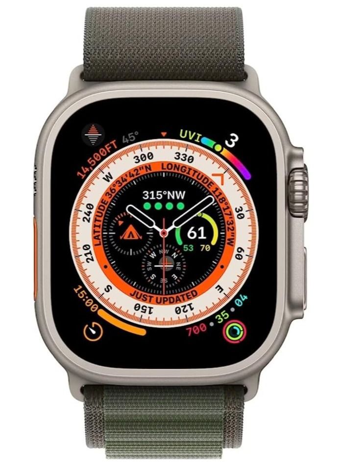 Alpine Loop Compatible with Apple Watch Ultra Band,Metal connector Rugged Woven Nylon Men G-Hook Strap for iWatch Series Ultra SE 49mm 45mm 44mm - Image 4