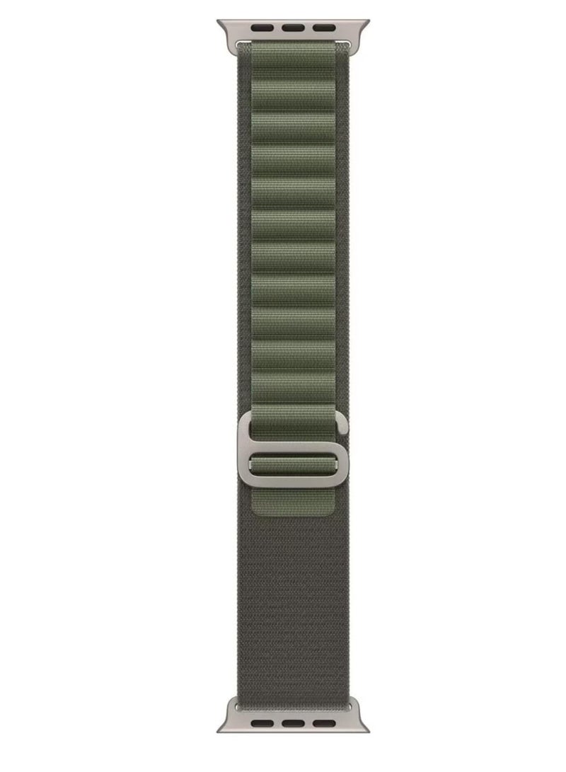 Alpine Loop Compatible with Apple Watch Ultra Band,Metal connector Rugged Woven Nylon Men G-Hook Strap for iWatch Series Ultra SE 49mm 45mm 44mm - Image 3