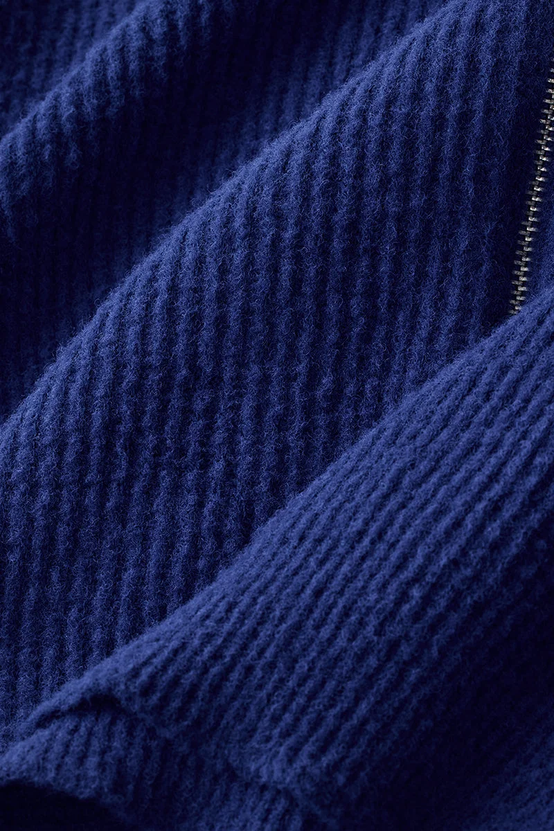 SNITCH جاكيت بسحاب من نسيج محبوك أساسي