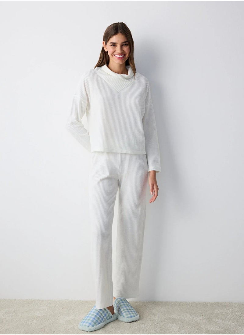 Mila Waffle Pajama Set - pzsku/ZCFDB472A08511B213A51Z/45/_/1733842712/f1913bf0-17bf-49af-af0e-540de1a422dd