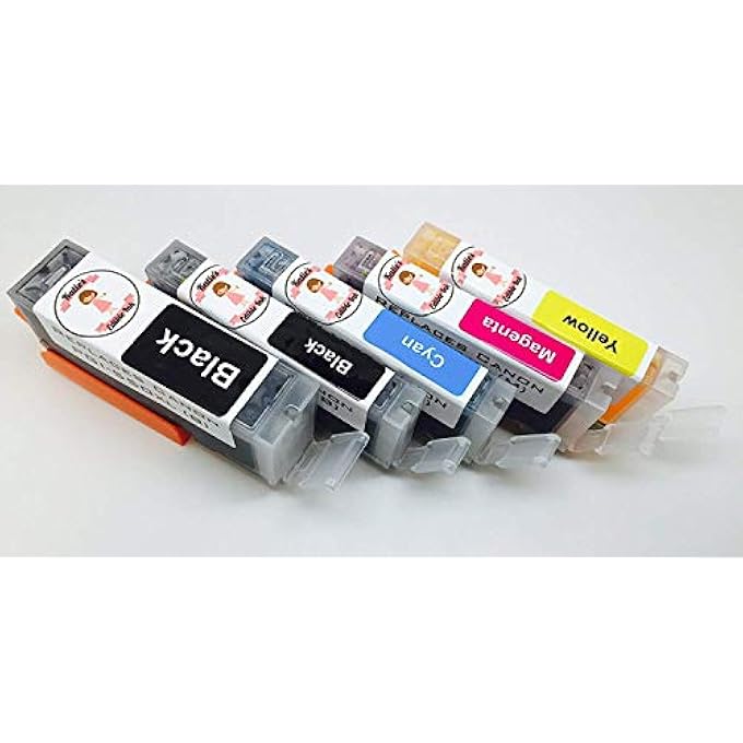 KATIES EDIBLE INK CARTRIDGE XL CAPACITY SET COMPATIBLE WITH CANON IP7250 MG5450 MG5550 MG5650 MG6350 IX6850 MX925 550/551 - Image 3