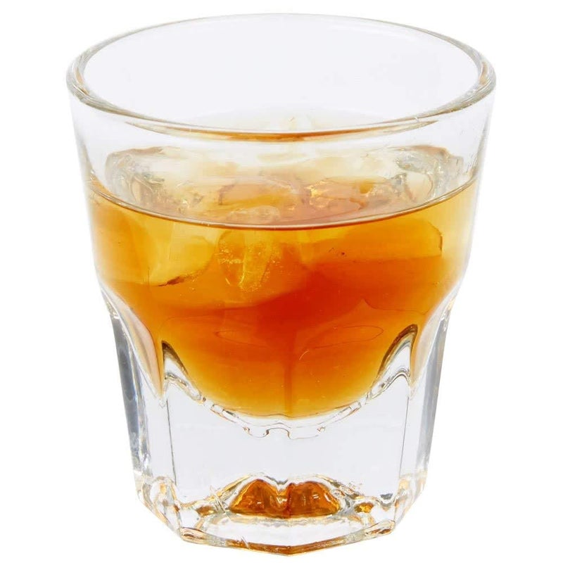 Happy Hour Supplies Set of 6 Libbey 15248 Gibraltar DuraTuff 4.5 oz Small Rocks/Shot Glass w/Signature Party Picks 